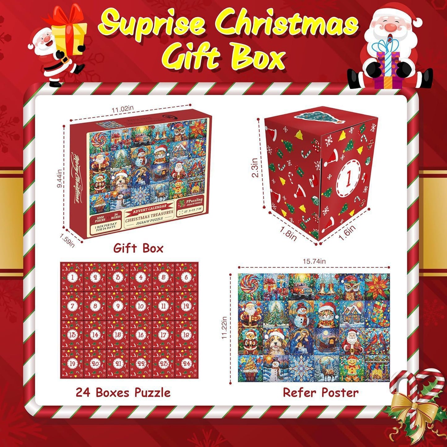 Christmas Puzzle Christmas Countdown Calendar